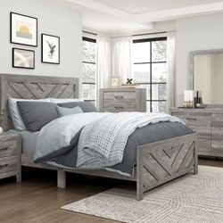 Queen Bed 1 Nightstand 1 Dresser 1 Mirror REAL PRICE 