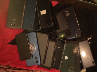 Assortment of phones