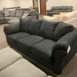 Darcy Black Sofa Couch Same Day Delivery