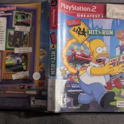 Simpsons Hit N Run Ps2 Complete 