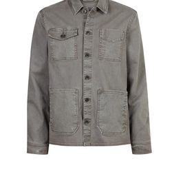 John Varvatos Ricardo Utility Jacket Celedon Mushroom