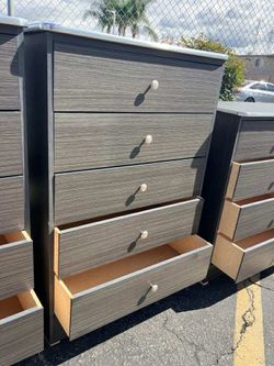 New Gray 5 Drawers