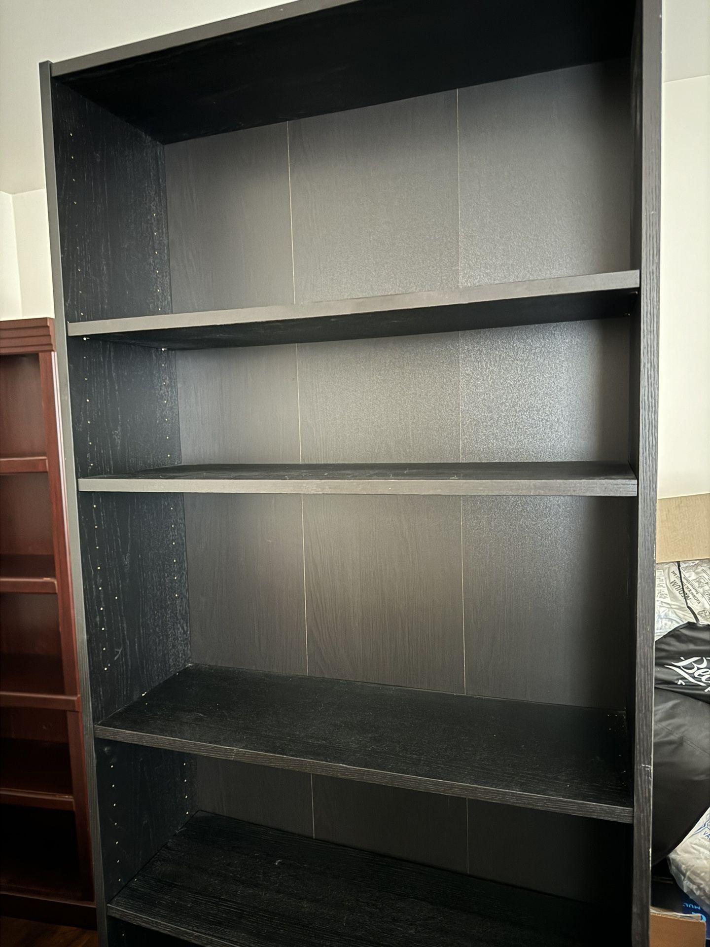 IKEA Black Bookshelf With 5 Shelves