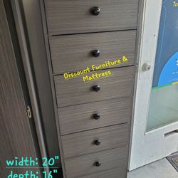 New Tall Grey 7 Large Drawer Dresser Available In Other Colors 