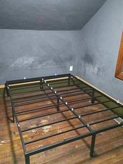 Full Metal Bed Frame, 14 Inches Tall, 1100 lb Weight Capacity
