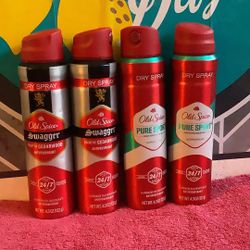 4-Old Spice Dry Spray All For $20 Or $6 Each 