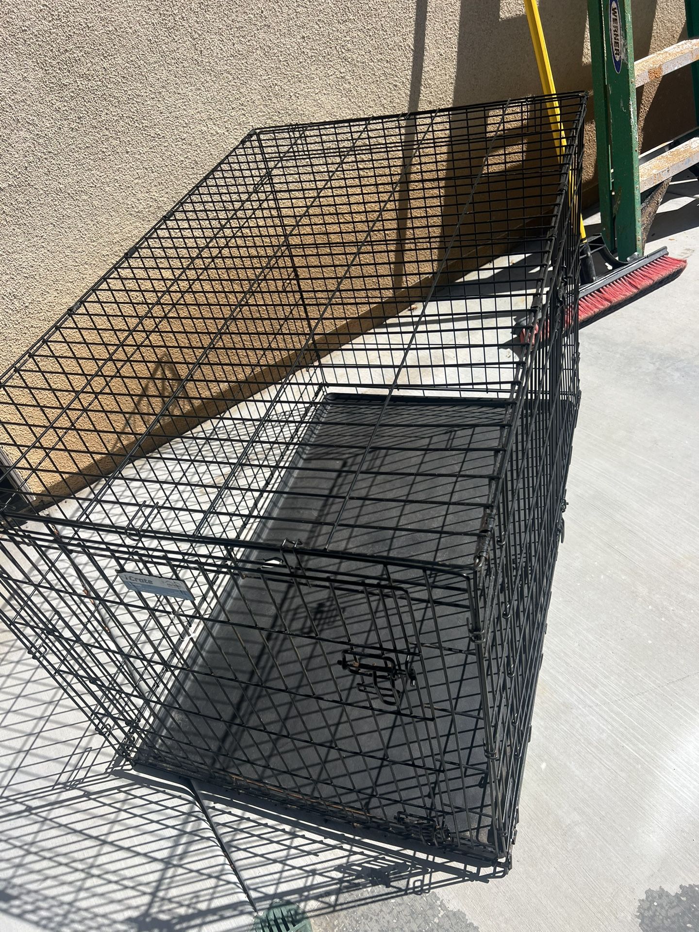 X-Large Dog Cage Crate Kennel 48”L X 31.11”W X 32.29" H for $50
