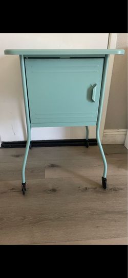 Vintage Metal Rolling Cabinet