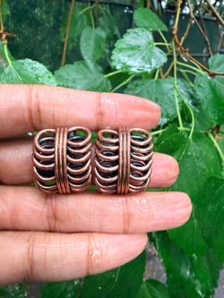 Vintage copper earring