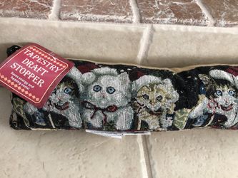 FOR SALE Brand New w/ Tags Cat & Dog Christmas Door Draft Stopper