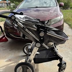 BabyJoy 2 In 1 Foldable Stroller W/ Reversible Seat