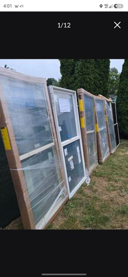 5 Marvin Infinity Replacement Windows – 36 1/2" x 72" – Screens Included