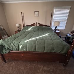 Queen Anne 4 Post Bed Frame