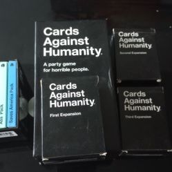 Cards Against Humanity W/Expansions!