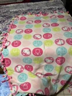 Handmade double fleece blanket