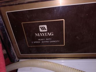 Maytag washer