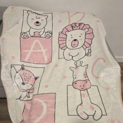 Large Baby girl blanket for sale