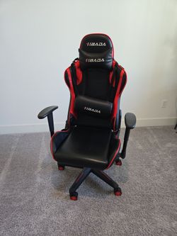 Hbada High-Back Ergonomic Gaming Chair – Black & Red