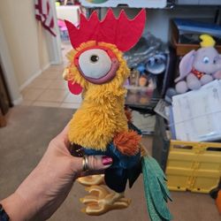 Disney Store Moana HEI HEI Rooster Chicken Plush 12” Stuffed