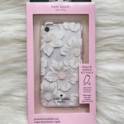 Kate Spade Hardshell Case Cover for Apple iPhone 8 / 7 / 6s /6 Clear Floral