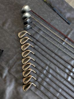 Right‑Hand Golf Club Set – TaylorMade Burner Irons (3–SW) + Callaway Woods