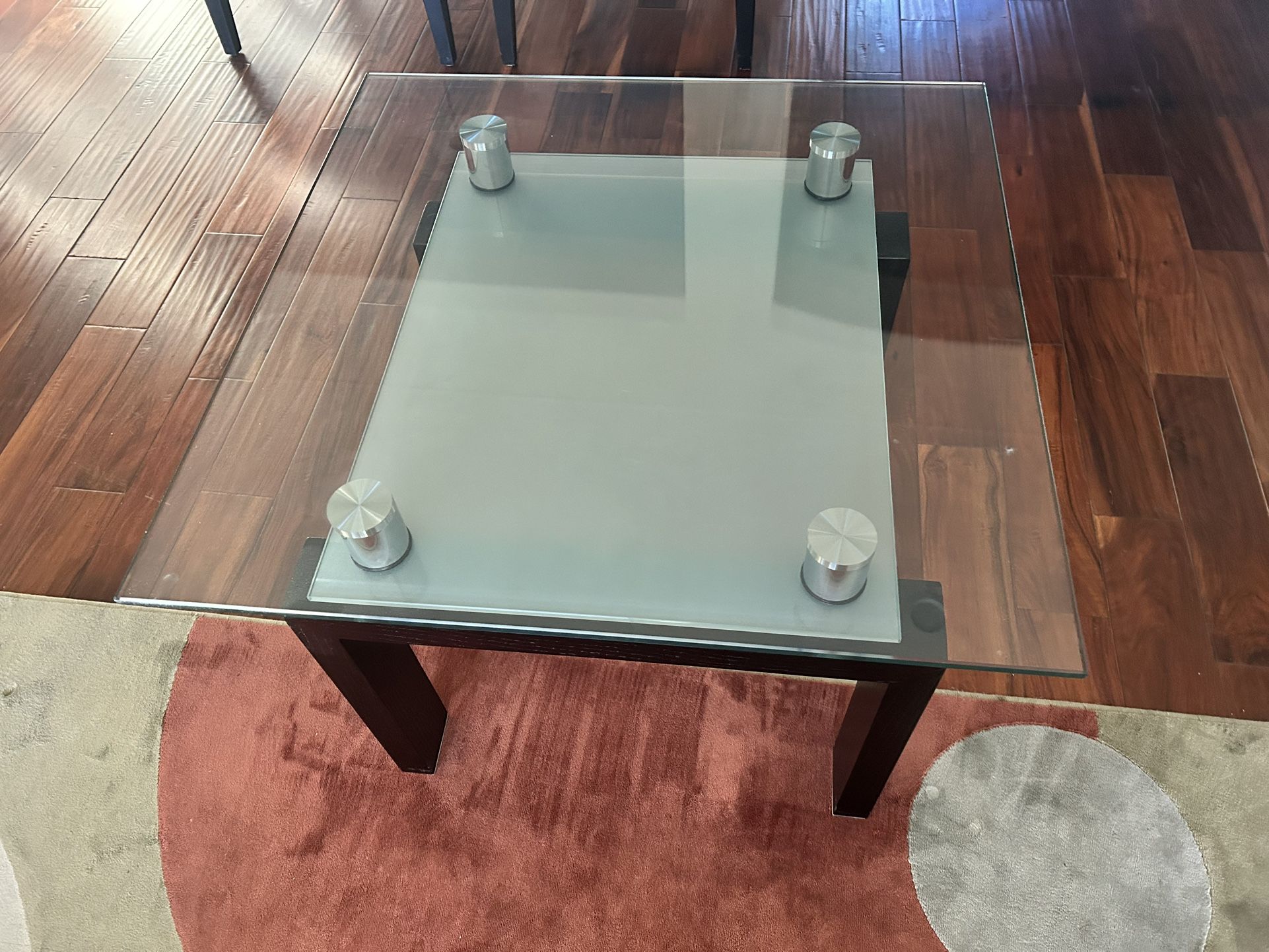Glass Coffee & End Table