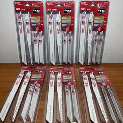Milwaukee Sawzall Reciprocating Blade Set (6 Piece) 