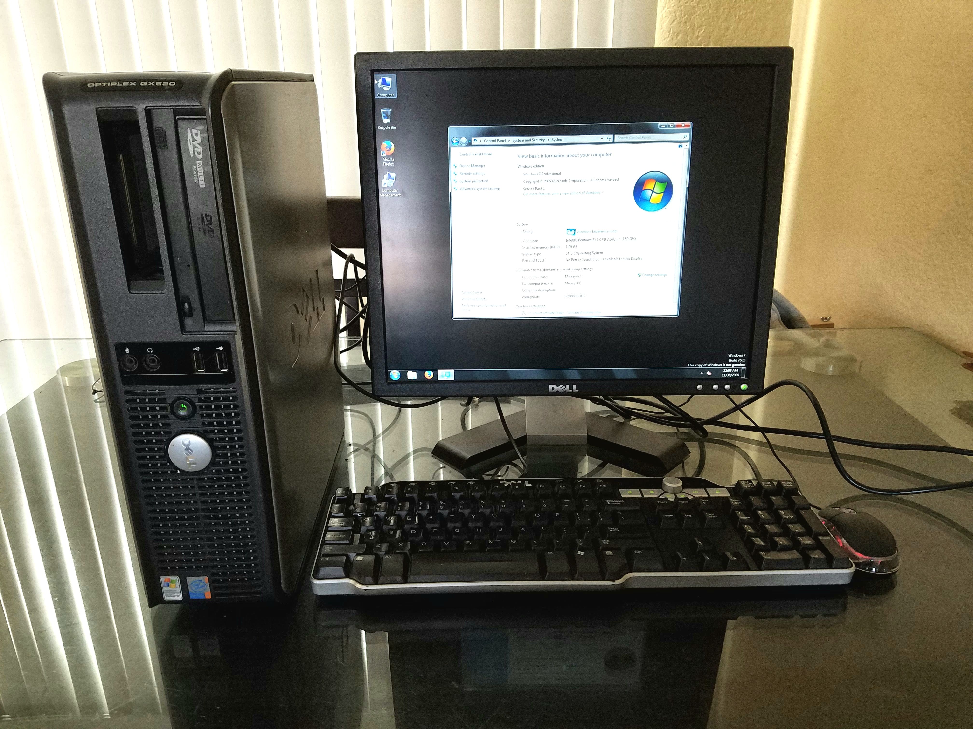 Dell Optiplex GX620 Computer PC