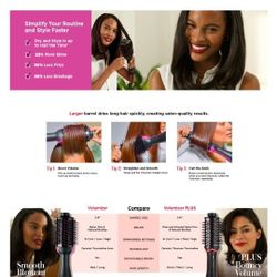 One-step Volumizer Hot Air Brush