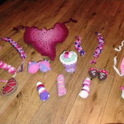 Clearance Crochet Valentines Items 