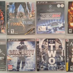 PS3 GAMES like new