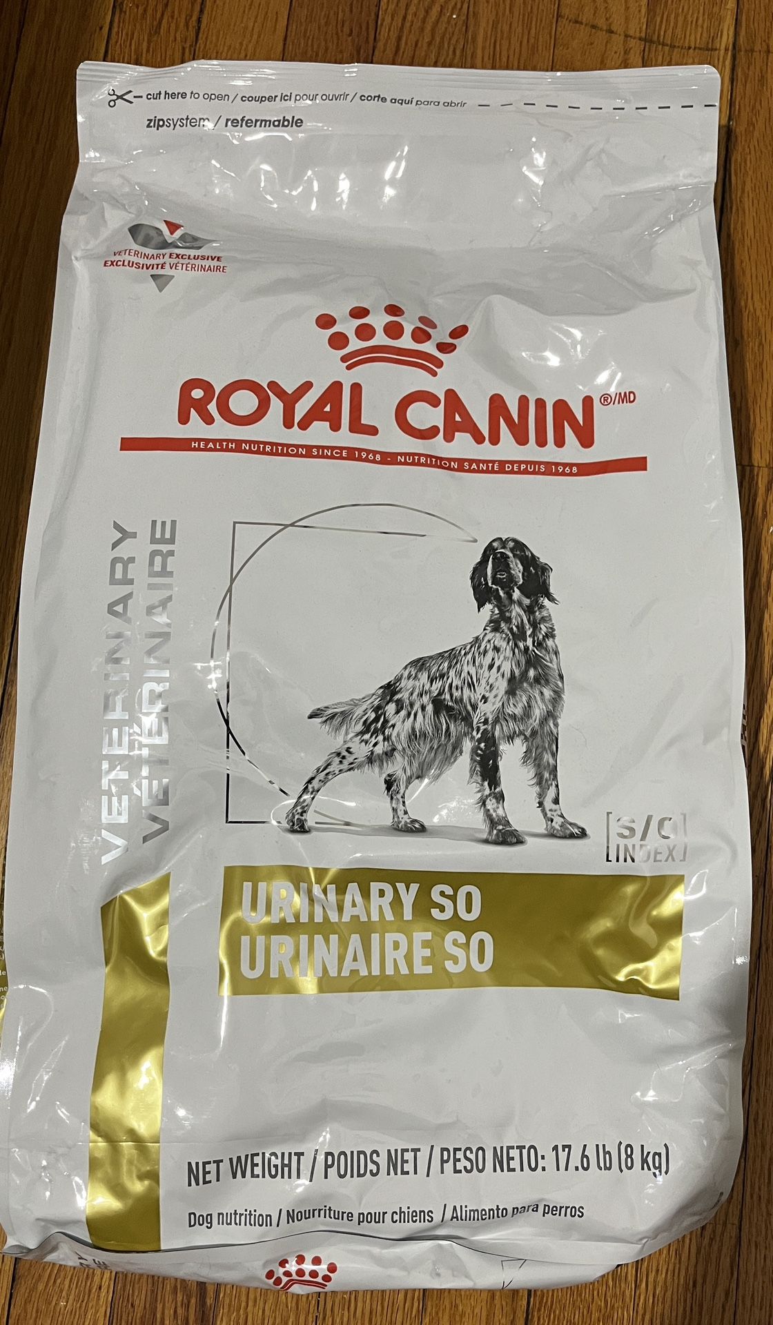 Royal Canin Urinary SO Dog food-unopened