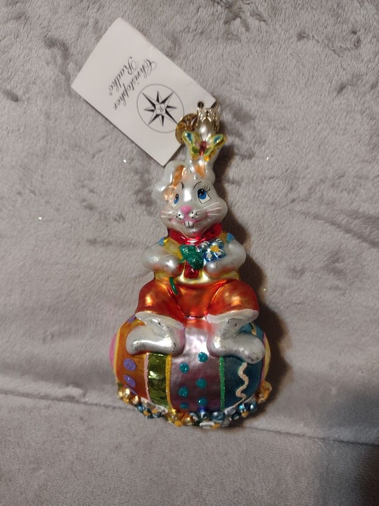 Christopher Radko Easter Bunny Ornament