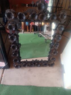 Beautiful  mirror  iron heavy