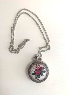FLOWER POCKET WATCH / BRAND NEW