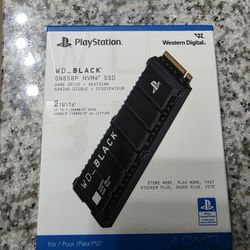 WD_BLACK 2TB SN850P NVMe M.2 SSD Officially Licensed Storage Expansion for PS5 Consoles, up to 7,300MB/s, with heatsink