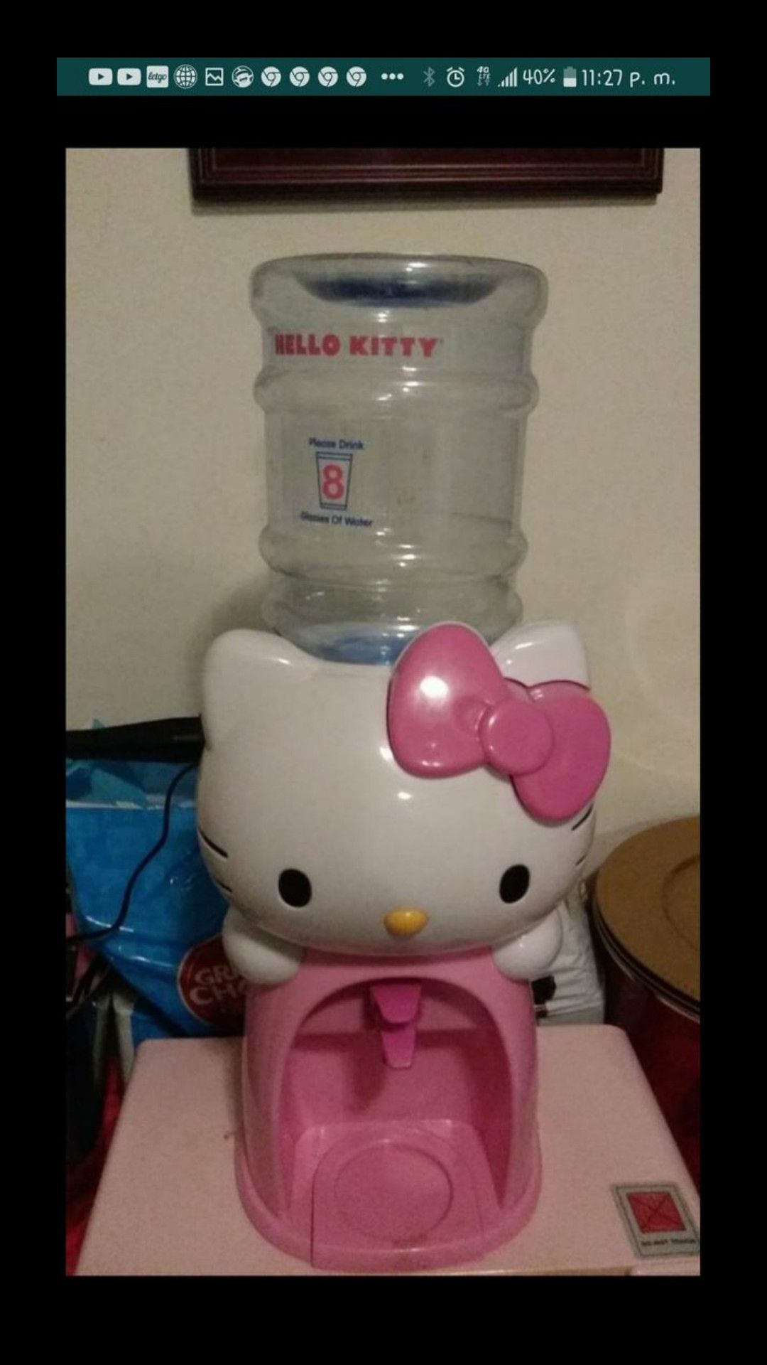 Hello Kitty Dispenser de agua