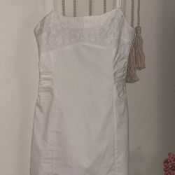 white dress