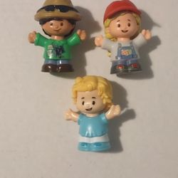 Lot of 3 Fisher Price Little People Action Figures #1 