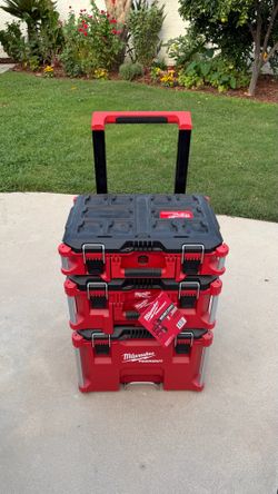 PACKOUT 22 in. Rolling Tool Box, 22 in. Large Tool Box and 22 in. Medium Tool Box ProSystem Low Profile Handle