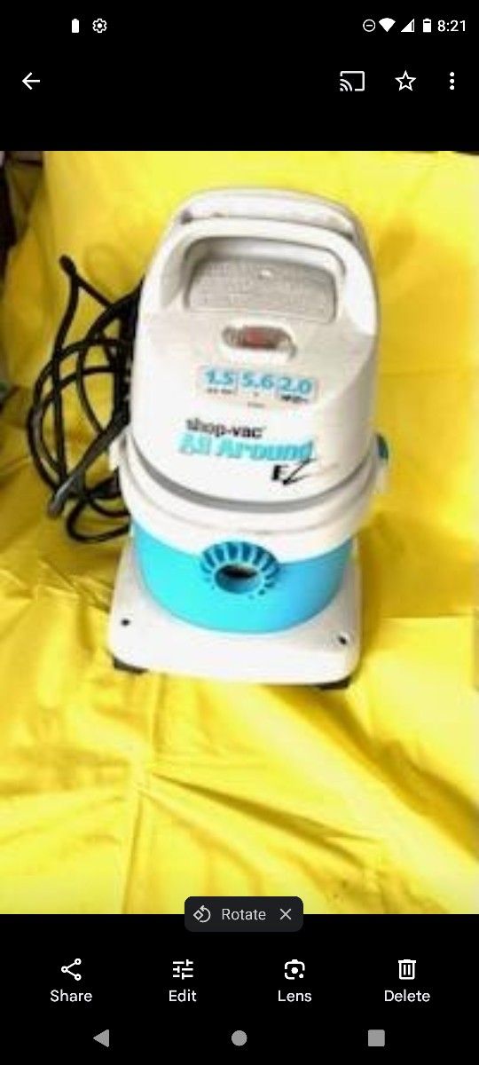Shop-Vac used one time