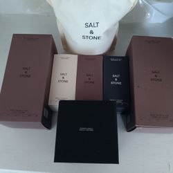 Salt&Stone BUNDLE. CANDLE,DEODORANT, BODY WASH AND LOTION