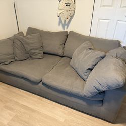 Nixon Light Gray 2 Piece Modular Sofa  