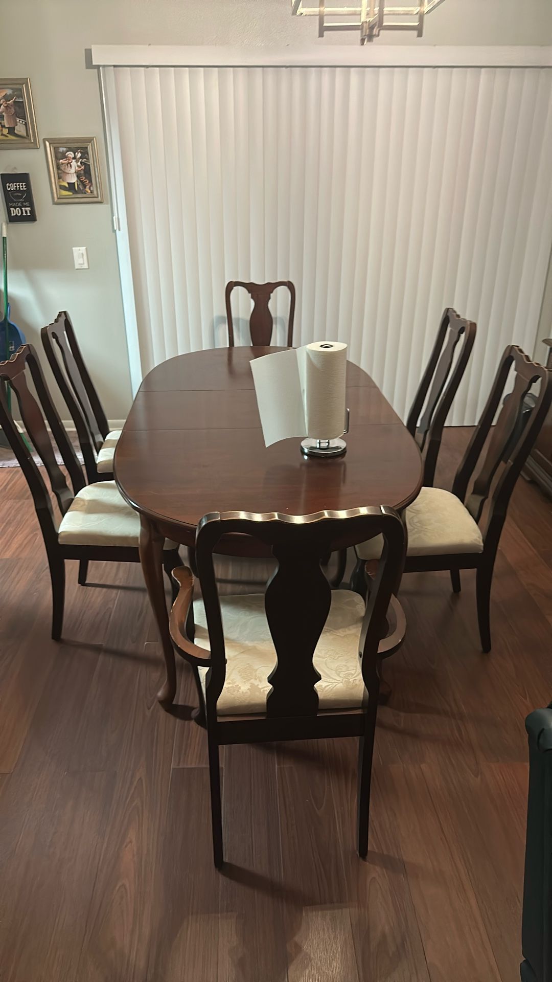 Table and chairs