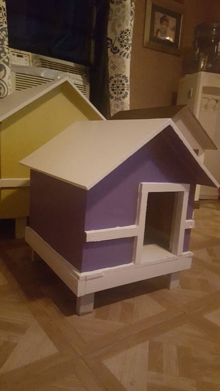 Mini casita para chihuahuas