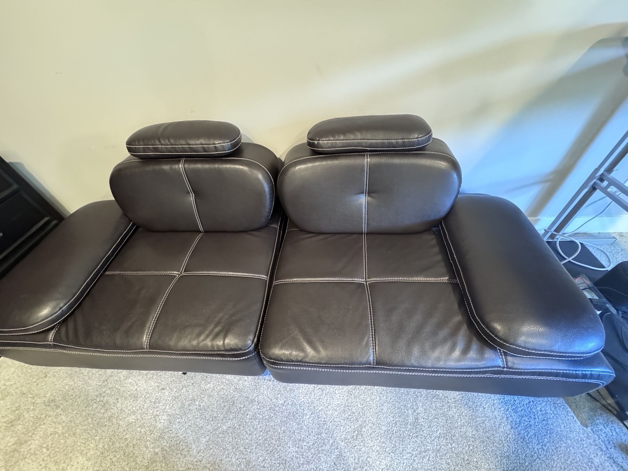 5 Piece Leather Sofa