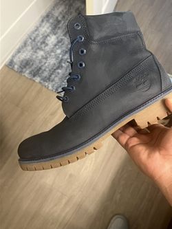 Blue Timberlands Size 9.5