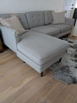 West elm chaise couch