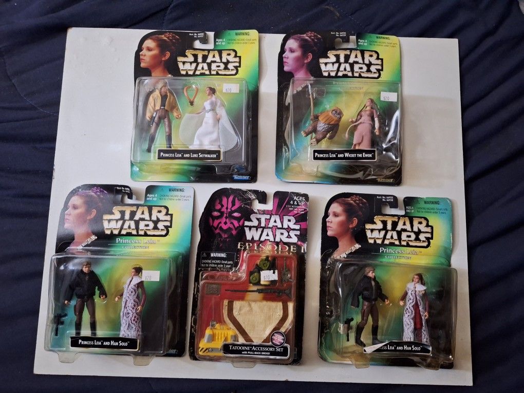 1997 Kenner Star Wars Princess Leia Collection Lot