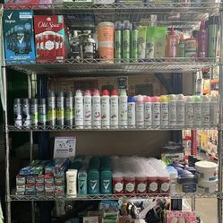 Desodorantes en spray, en barras, pastas dental, jabón en barra